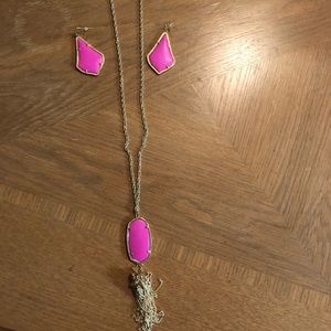 Kendra Scott necklace and earring set